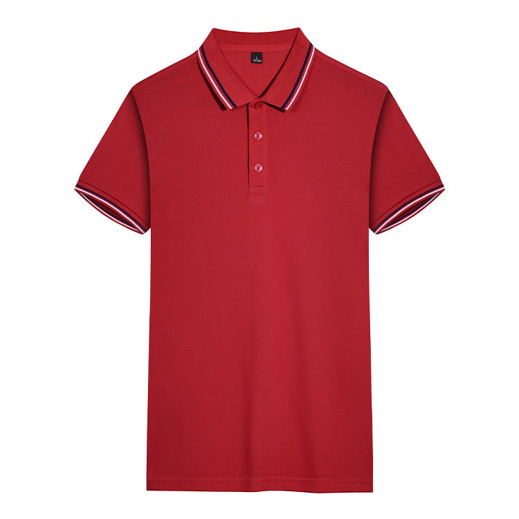 Summer Polo Shirt Lapel Short Sleeve T-shirt