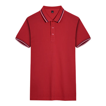 Summer Polo Shirt Lapel Short Sleeve T-shirt