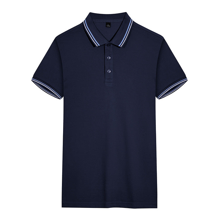 Summer Polo Shirt Lapel Short Sleeve T-shirt