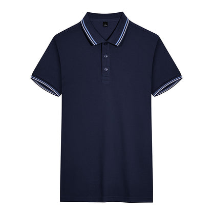 Summer Polo Shirt Lapel Short Sleeve T-shirt