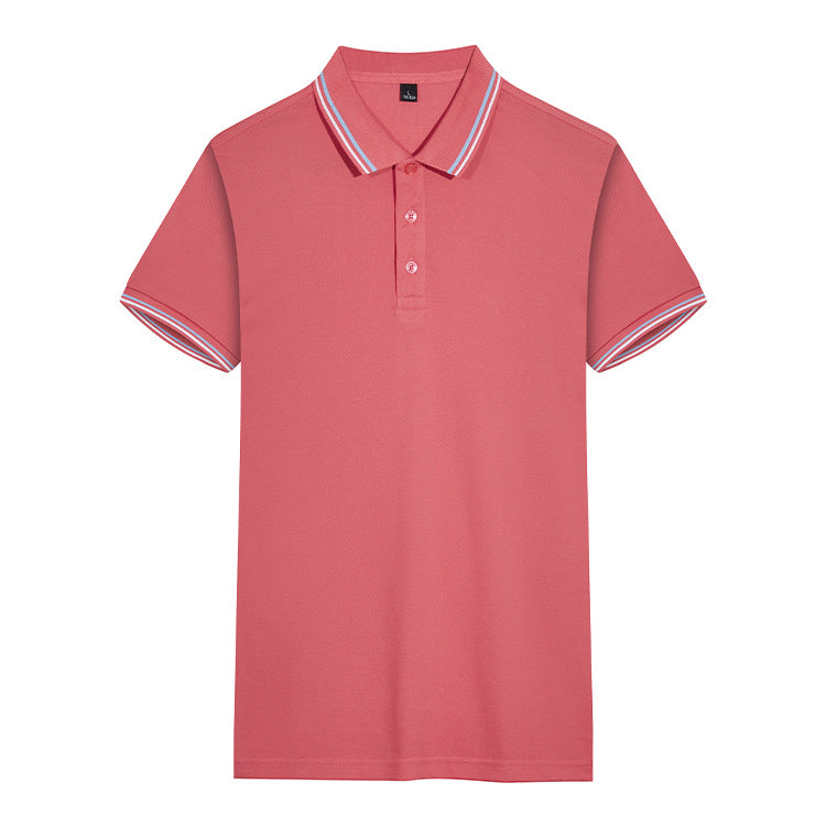 Summer Polo Shirt Lapel Short Sleeve T-shirt