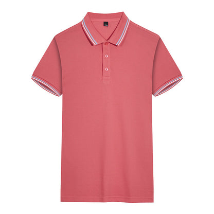 Summer Polo Shirt Lapel Short Sleeve T-shirt