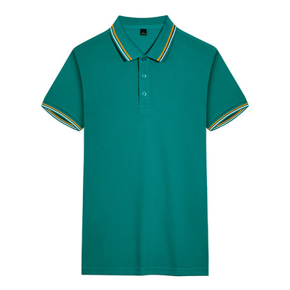 Summer Polo Shirt Lapel Short Sleeve T-shirt