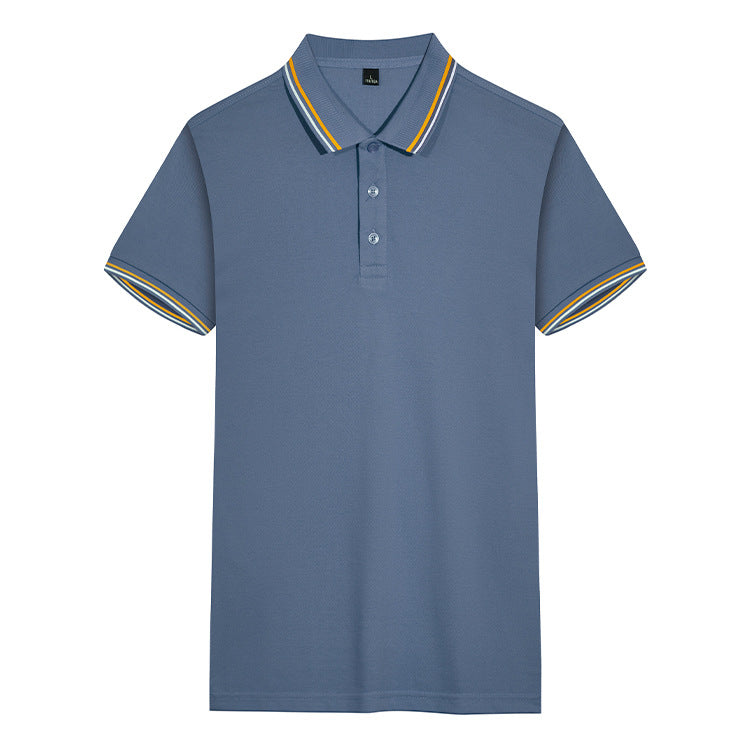 Summer Polo Shirt Lapel Short Sleeve T-shirt