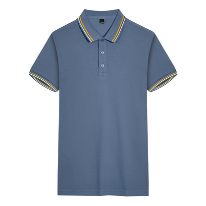 Summer Polo Shirt Lapel Short Sleeve T-shirt