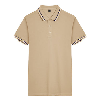 Summer Polo Shirt Lapel Short Sleeve T-shirt