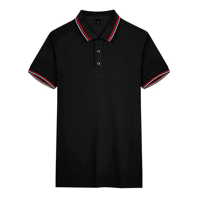 Summer Polo Shirt Lapel Short Sleeve T-shirt
