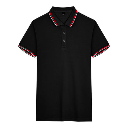 Summer Polo Shirt Lapel Short Sleeve T-shirt